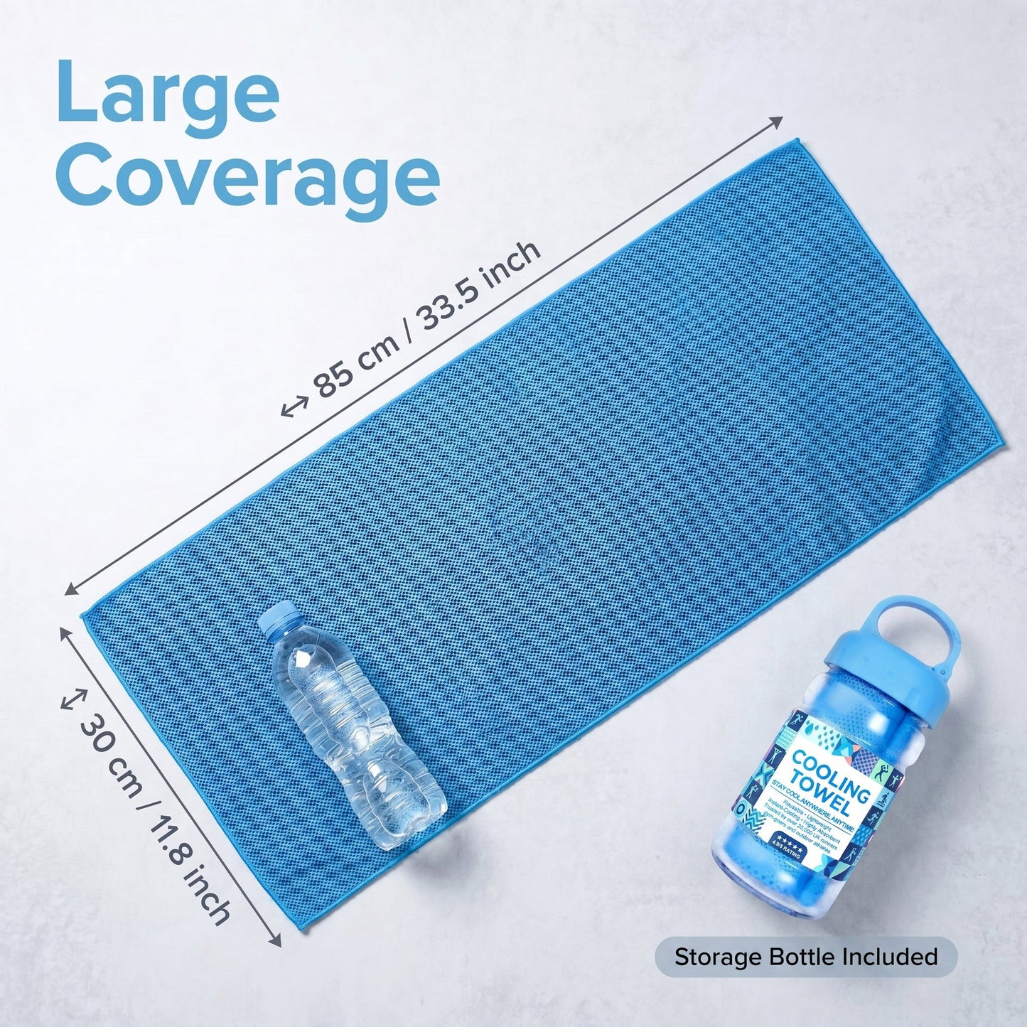 ⏰Last Day 50% off丨💦LUCKYSONG®Cold Sweat Towel You Can Use Anywhere,Ready to use anytime! Reusable, soft and absorbent, portable cooling❄️