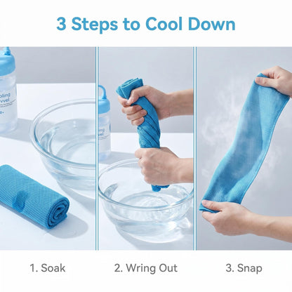 ⏰Last Day 50% off丨💦LUCKYSONG®Cold Sweat Towel You Can Use Anywhere,Ready to use anytime! Reusable, soft and absorbent, portable cooling❄️