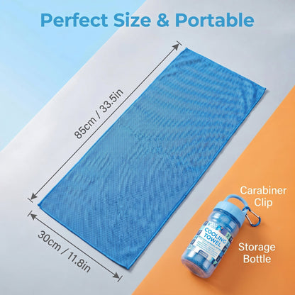 ⏰Last Day 50% off丨💦LUCKYSONG®Cold Sweat Towel You Can Use Anywhere,Ready to use anytime! Reusable, soft and absorbent, portable cooling❄️