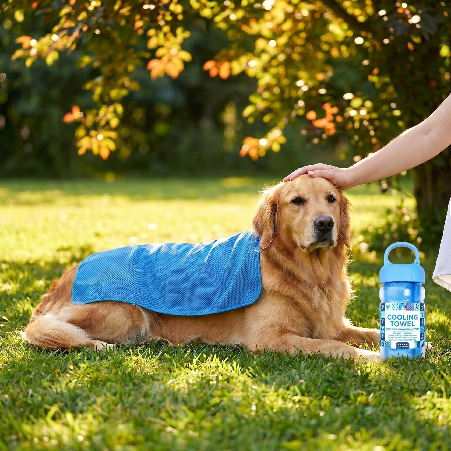 ⏰Last Day 50% off丨💦LUCKYSONG®Cold Sweat Towel You Can Use Anywhere,Ready to use anytime! Reusable, soft and absorbent, portable cooling❄️