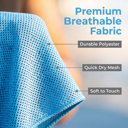 ⏰Last Day 50% off丨💦LUCKYSONG®Cold Sweat Towel You Can Use Anywhere,Ready to use anytime! Reusable, soft and absorbent, portable cooling❄️