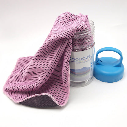 ⏰Last Day 50% off丨💦LUCKYSONG®Cold Sweat Towel You Can Use Anywhere,Ready to use anytime! Reusable, soft and absorbent, portable cooling❄️