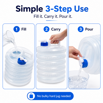☀️ Summer Sale: 50% OFF 💧 SVOZK® Collapsible Water Container with Spigot
