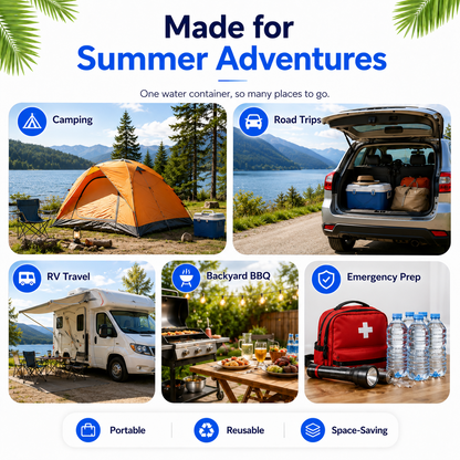 ☀️ Summer Sale: 50% OFF 💧 SVOZK® Collapsible Water Container with Spigot