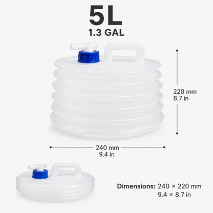 ☀️ Summer Sale: 50% OFF 💧 SVOZK® Collapsible Water Container with Spigot