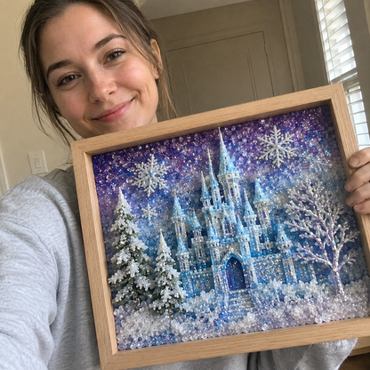 🔥 Save 50% by Ordering Today丨🌸 SVOZK® 3D Crystal Bloom Art Kit – Turn Flat Paintings Into Sparkling 3D Art 🎨