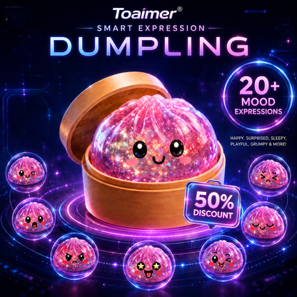 🚨 LAST DAY TO SAVE 50%！丨Toaimer ® Magic Face-Changing Dumpling Squishy🥟