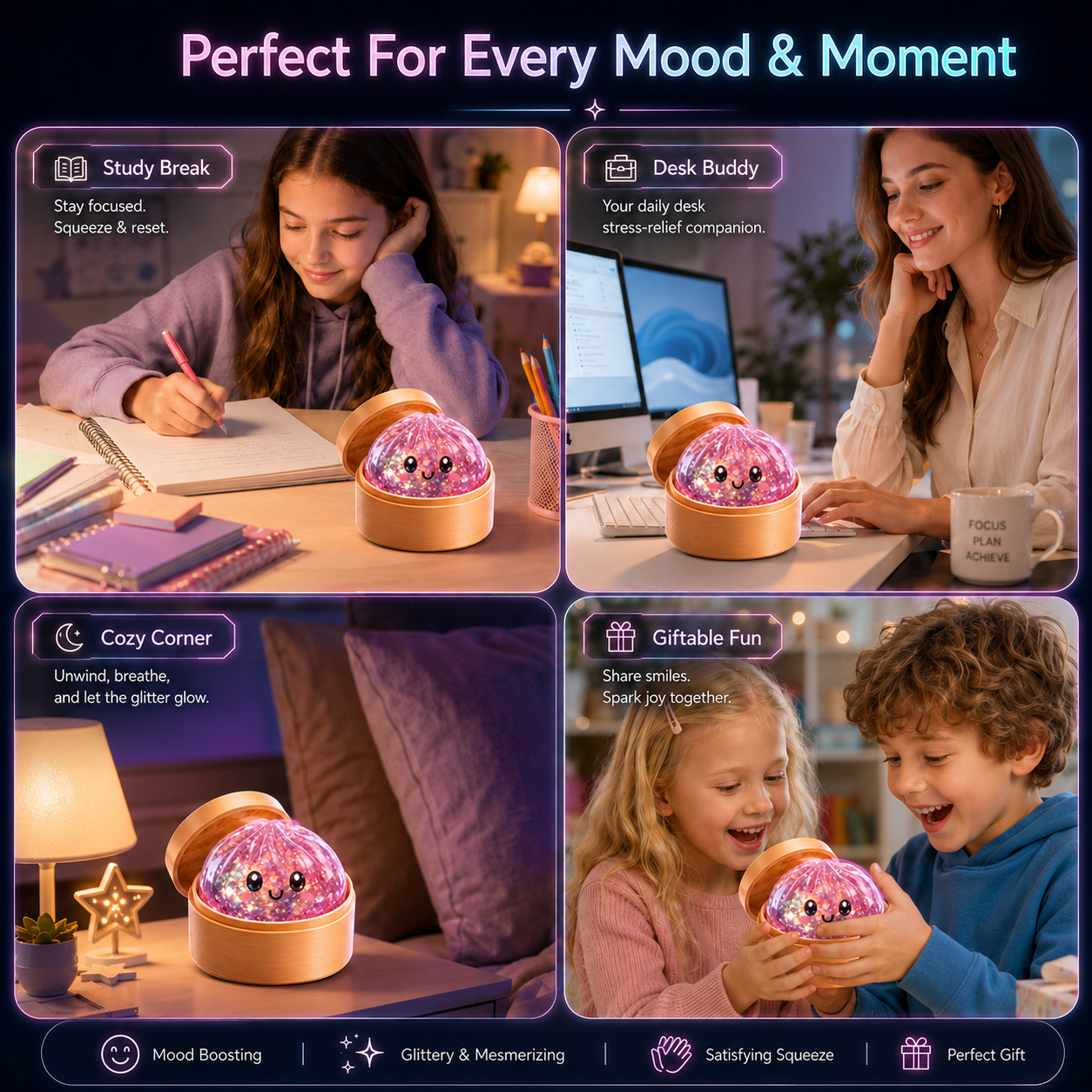 🚨 LAST DAY TO SAVE 50%！丨Toaimer ® Magic Face-Changing Dumpling Squishy🥟