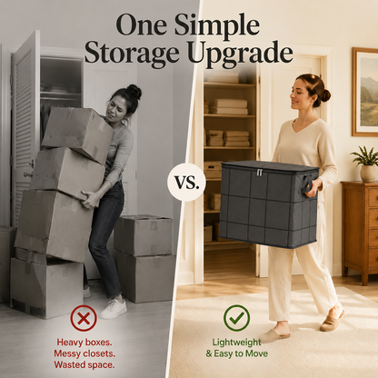 🔥 SVOZK® New Arrival! Buy one, get one free plus 50% discount. Dustproof storage box for bedding