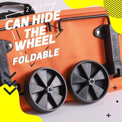 🔥 HOT SALE 50% OFF | LUCKYSONG® Foldable 2-in-1 Shopping Bag – Compact, Expandable & Reusable for Everyday Carry