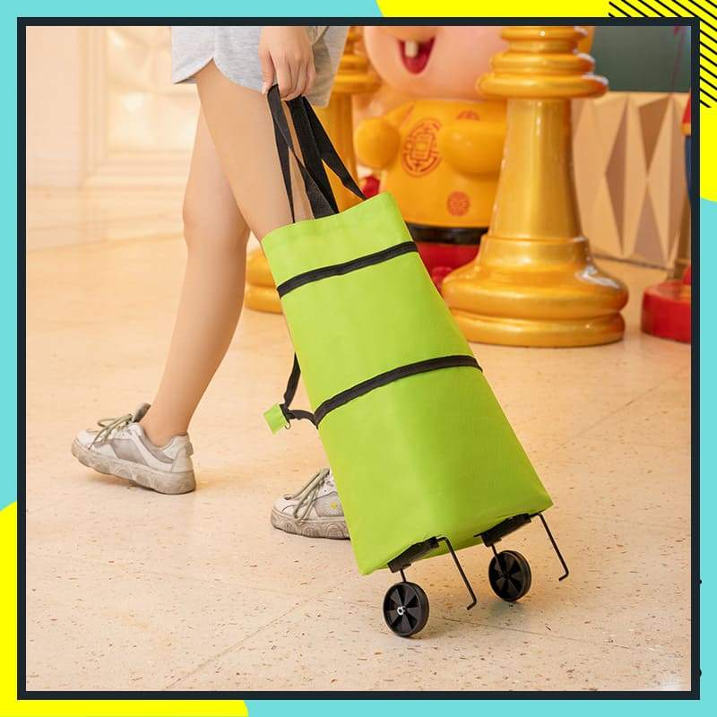 🔥 HOT SALE 50% OFF | LUCKYSONG® Foldable 2-in-1 Shopping Bag – Compact, Expandable & Reusable for Everyday Carry